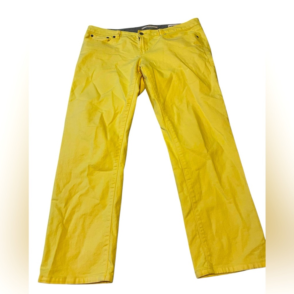 💙Gap established 1969 Bright Yellow Pants - Picture 3 of 11